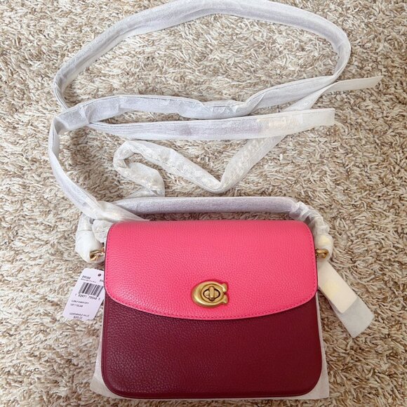 Coach Cassie Crossbody Bag 19 In Colorblock - Picture 2 of 9